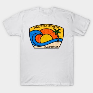 Surf Pacific Beach California San Diego Surfing T-Shirt